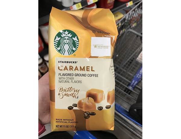 Starbucks caramel flavored coffee food facts