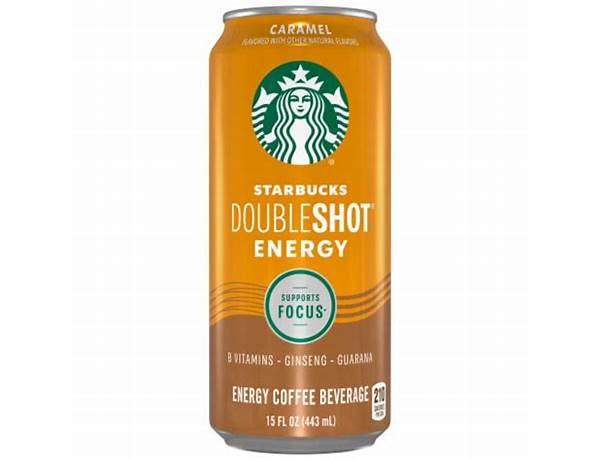 Starbucks doubleshot energy caramel ingredients