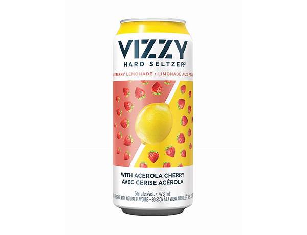 Stawberry lemonade seltzer water food facts