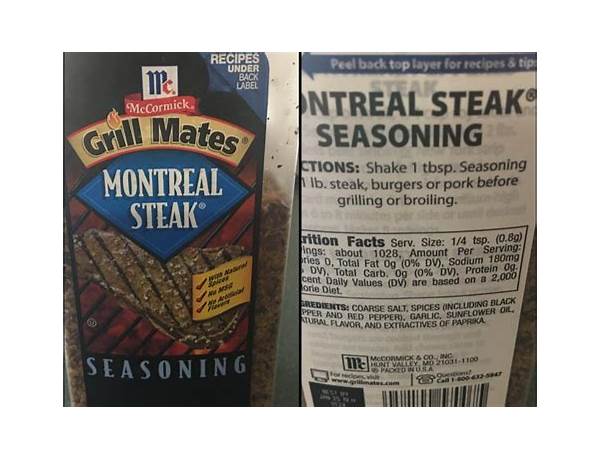 Steak grilling seasoning food facts