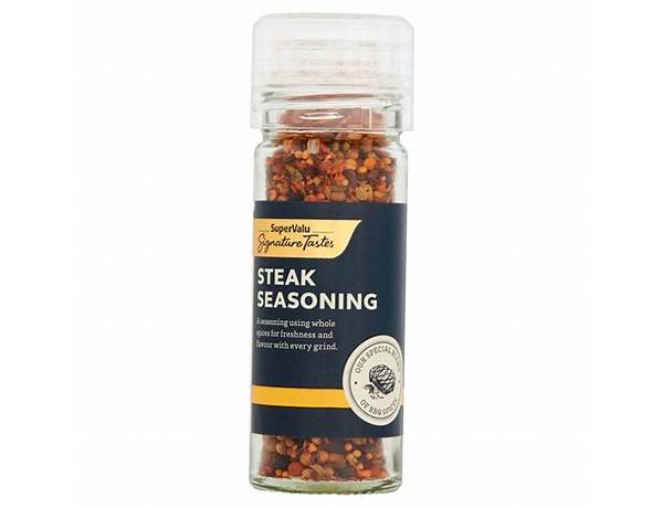 Steakhouse seasoning grinder food facts