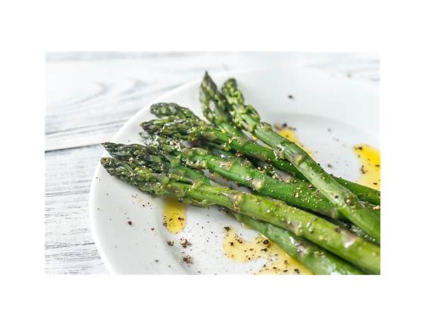Steamed asparagus spears food facts