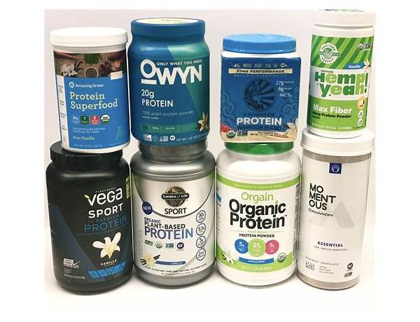 Steel vegan coconut cream plant-based protein powder ingredients