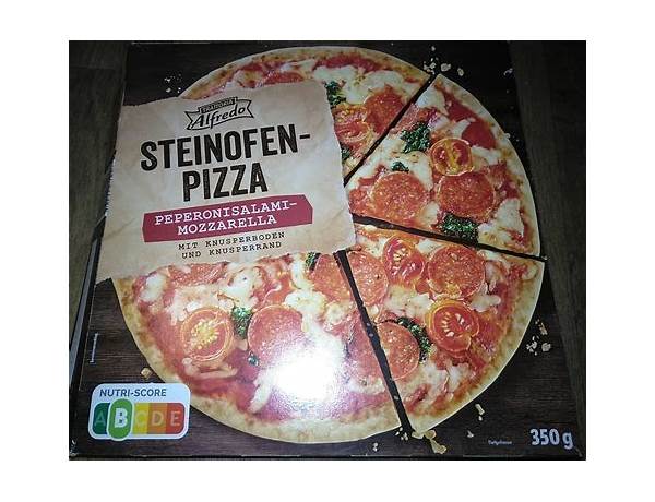 Steinofenpizza mozzarella food facts