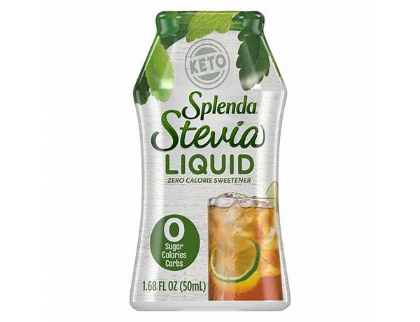 Stevia liquid sweetener ingredients