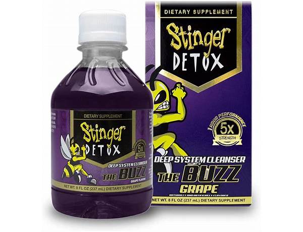 Stinger detox ingredients