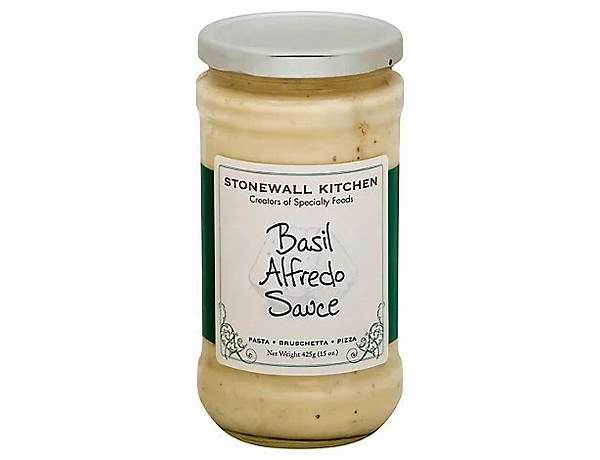 Stonewall kitchen, basil alfredo sauce nutrition facts