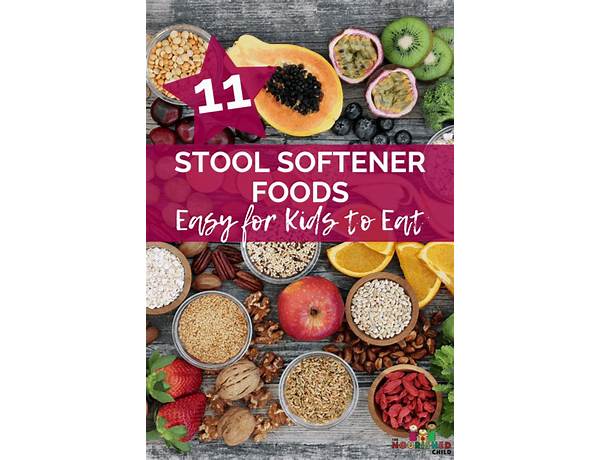 Stool softener food facts