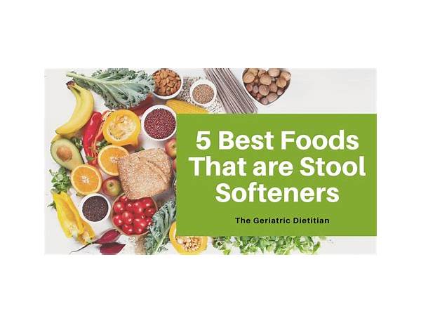 Stool softener food facts