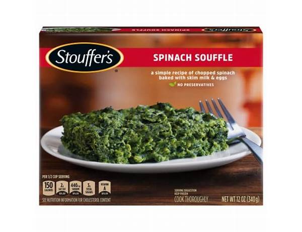 Stouffer's spinach souffle simple dishes nutrition facts