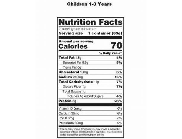 Strauss bros nutrition facts