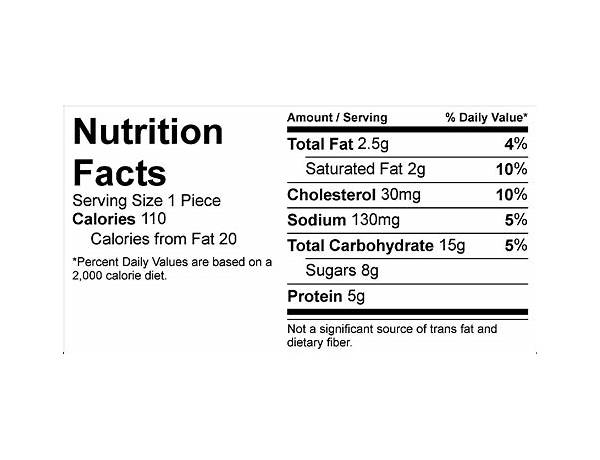 Strawberry cake nutrition facts