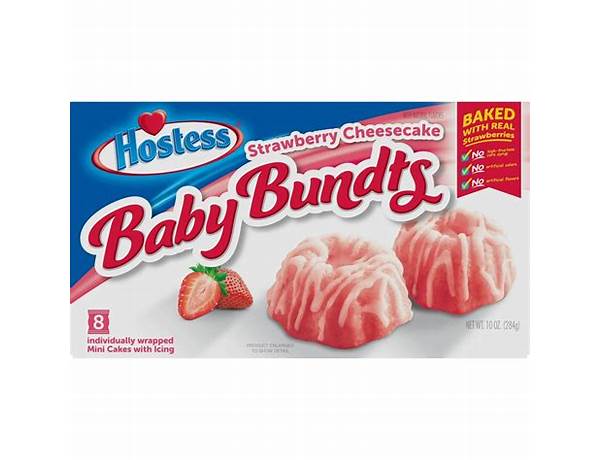 Strawberry cheescake baby bundts food facts