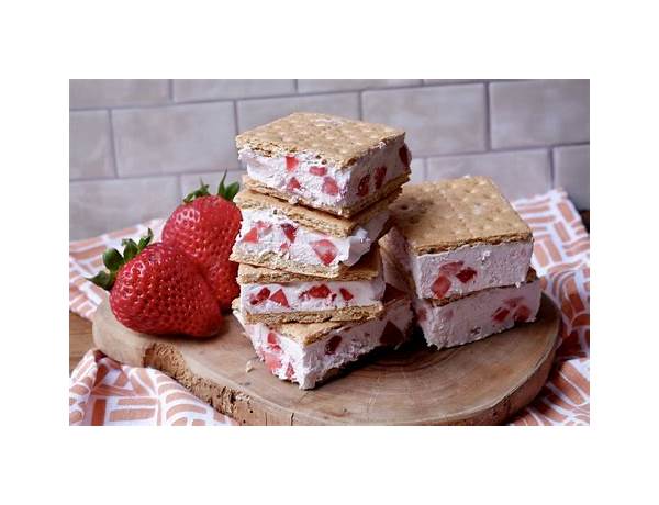 Strawberry cheesecake ice cream sandwiches food facts