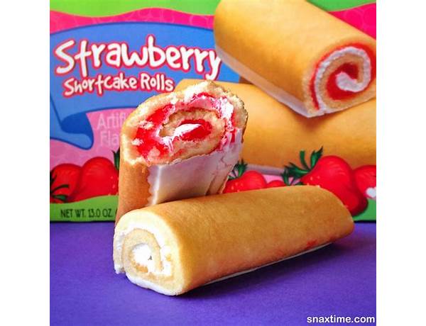 Strawberry cookie rolls food facts