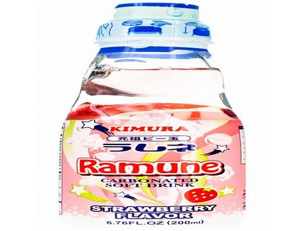 Strawberry flavor ramune soft drink food facts