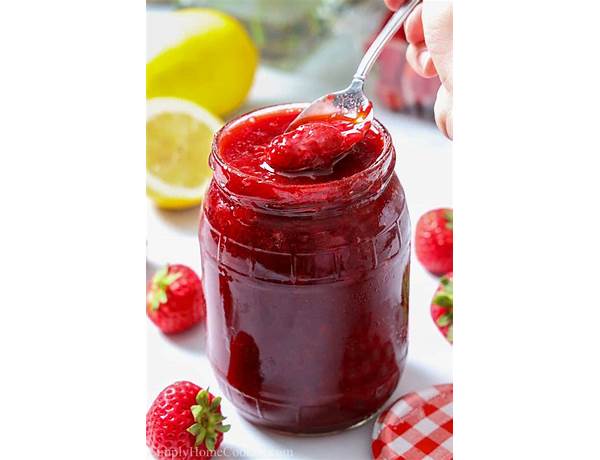 Strawberry jam ingredients