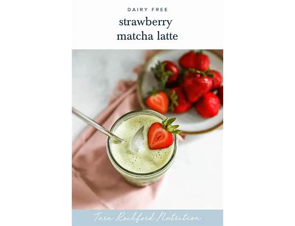 Strawberry matcha latte food facts