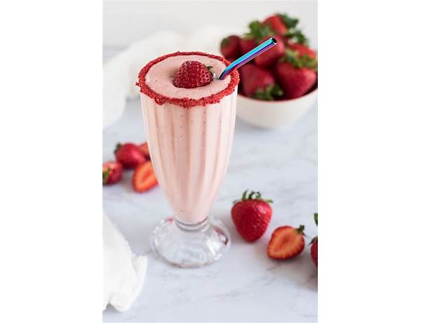 Strawberry milk drink food facts