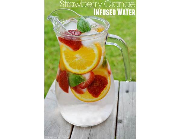 Strawberry orange water food facts