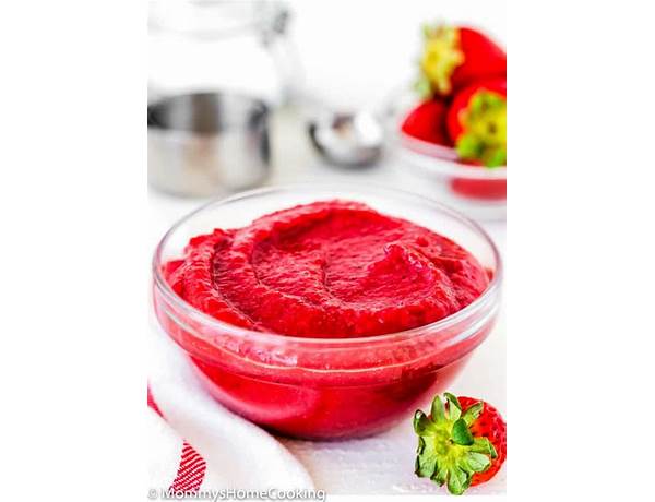 Strawberry puree food facts