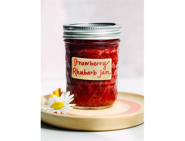 Strawberry rubarb jam food facts