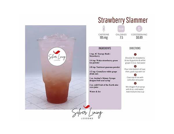 Strawberry slammer ingredients