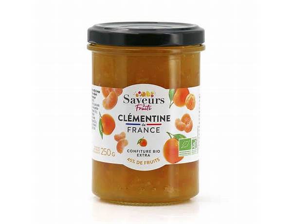 Strawberry with clementine extra organic jam food facts