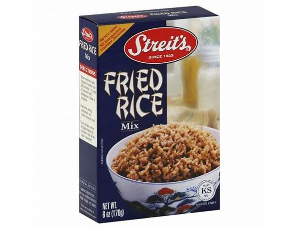 Streit's, rice & vermicelli mix, chicken food facts