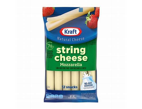 String mozzarella cheese food facts
