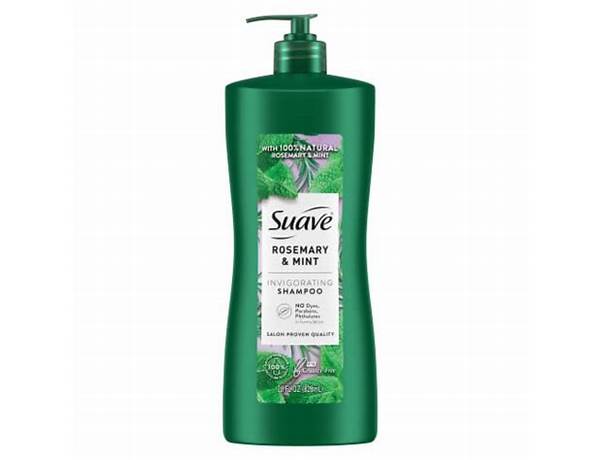 Suave professionals rosemary and mint shampoo - nutrition facts