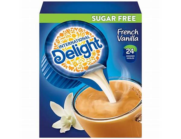 Sugar free coffee creamer, french vanilla food facts