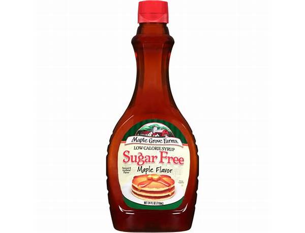 Sugar free low calorie syrup food facts