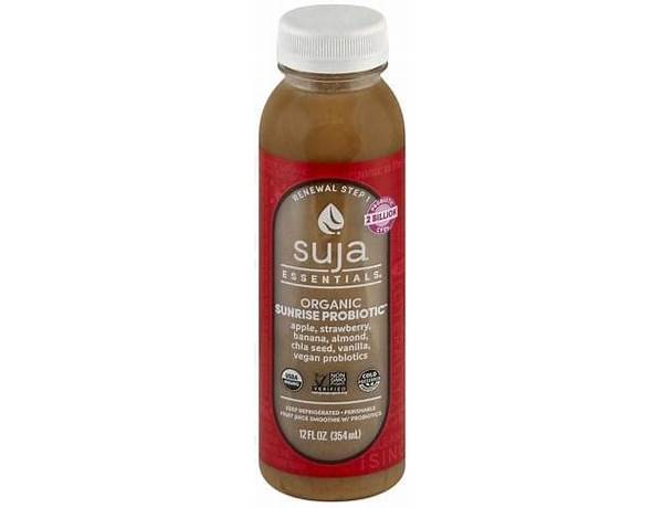 Suja, elements, divine probiotics, fruit juice smoothie with probiotics food facts