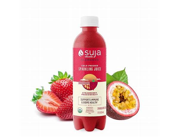 Suja, elements, divine probiotics, fruit juice smoothie with probiotics ingredients