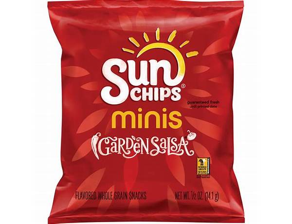 Sunchips mini garden salsa food facts