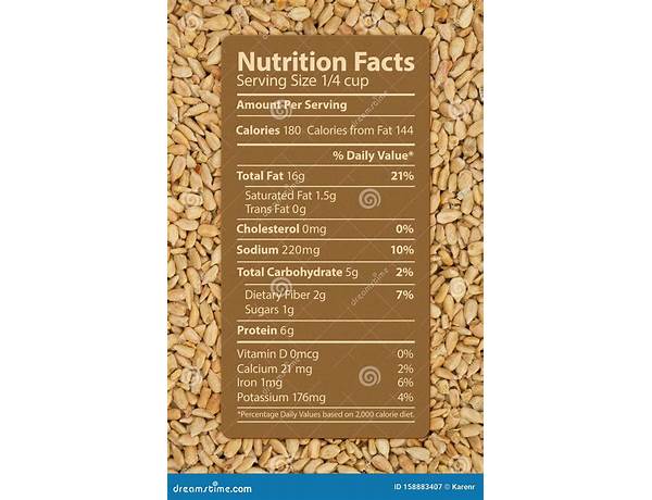 Sunflower seeds nutrition facts