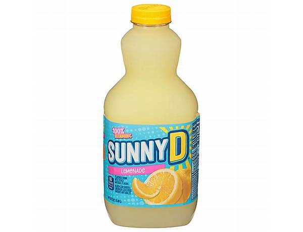 Sunny d lemonade food facts
