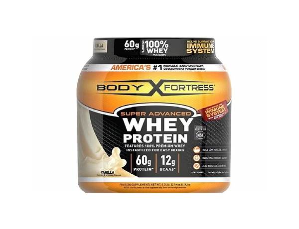 Super advanced whey protein nutrition facts