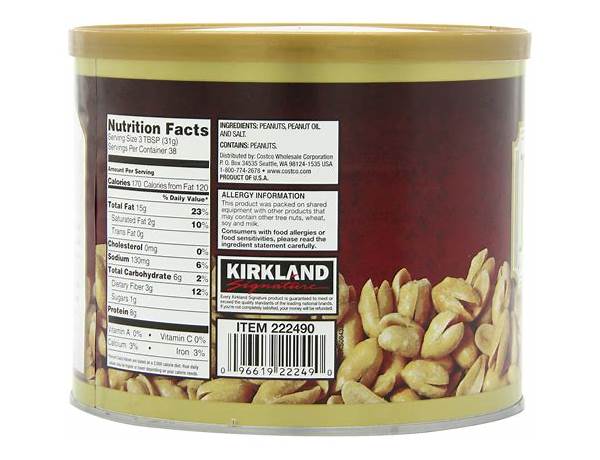 Super extra-large peanuts ingredients