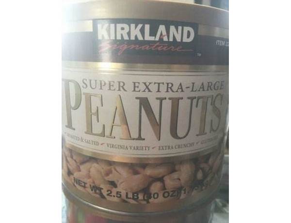 Super extra-large peanuts nutrition facts