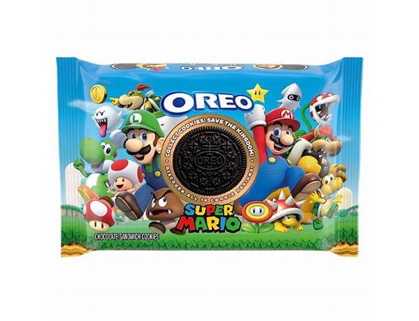 Super mario oreo cookies food facts