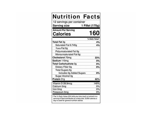 Sustainable seabass nutrition facts