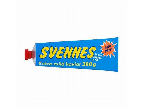 Svennes extra mild kaviar food facts