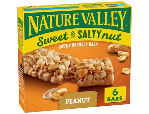 Sweet and salty nut chewy granola bars ingredients