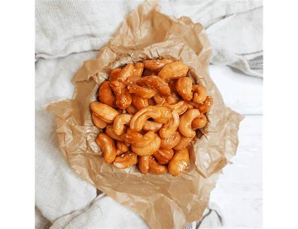 Sweet and salty salted caramel cashew food facts