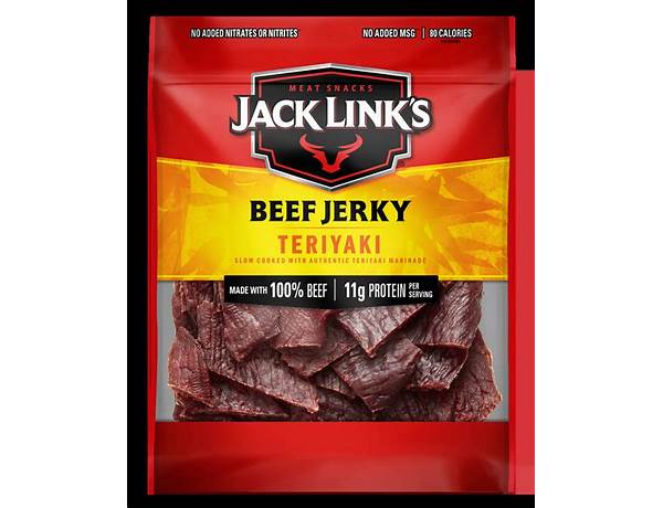 Sweet and spicy beef jerky food facts