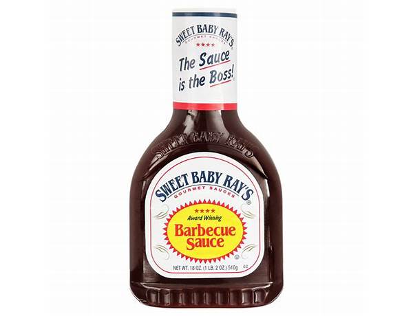 Sweet baby ray's barbecue sauce food facts
