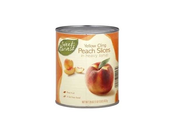 Sweet harvest yellow cling peaches food facts
