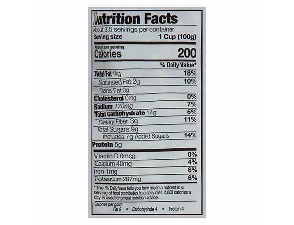 Sweet kale salad kit nutrition facts